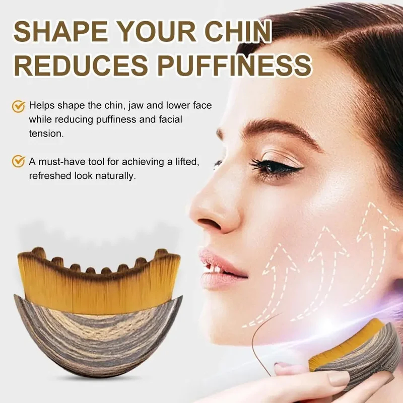 Skincare Routine - Lymphatic Drainage Face Massage Brush Skin