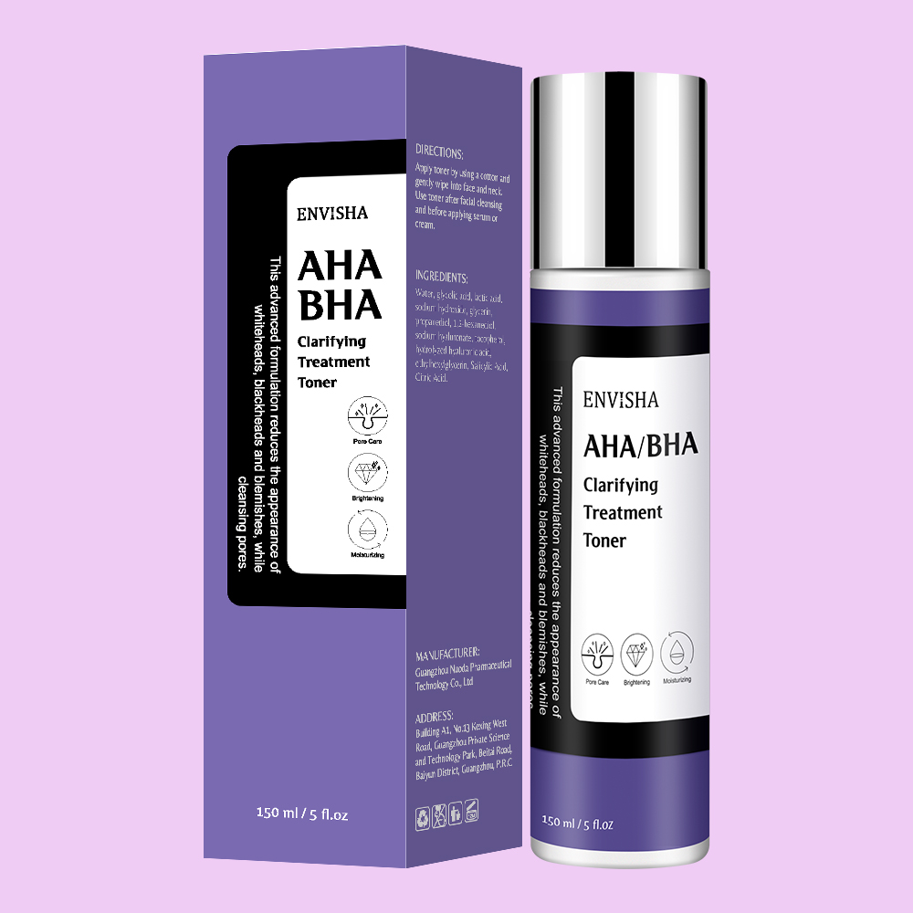 Lactic Acid Toner - ENVISHA Face Skin Care Cleansing Toner