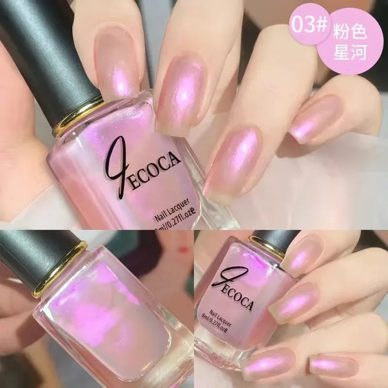 Laser Glitter Nail Polish Rain - Cucumber Cooling Gel ulasan dan harga
