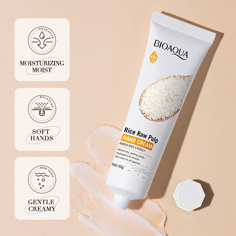 3/5pcs BIOAQUA White Rice Hand - Skincare Bioaqua ulasan dan harga