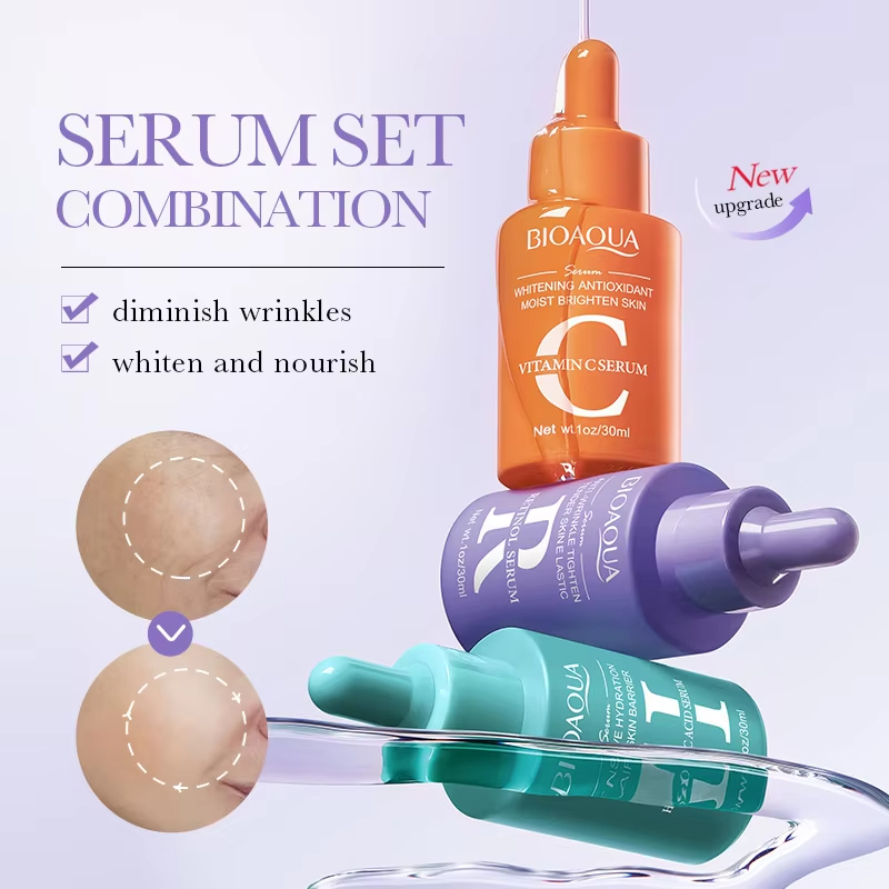 3pcs/set BIOAQUA Vitamin C Ret - Skincare Bioaqua ulasan dan harga