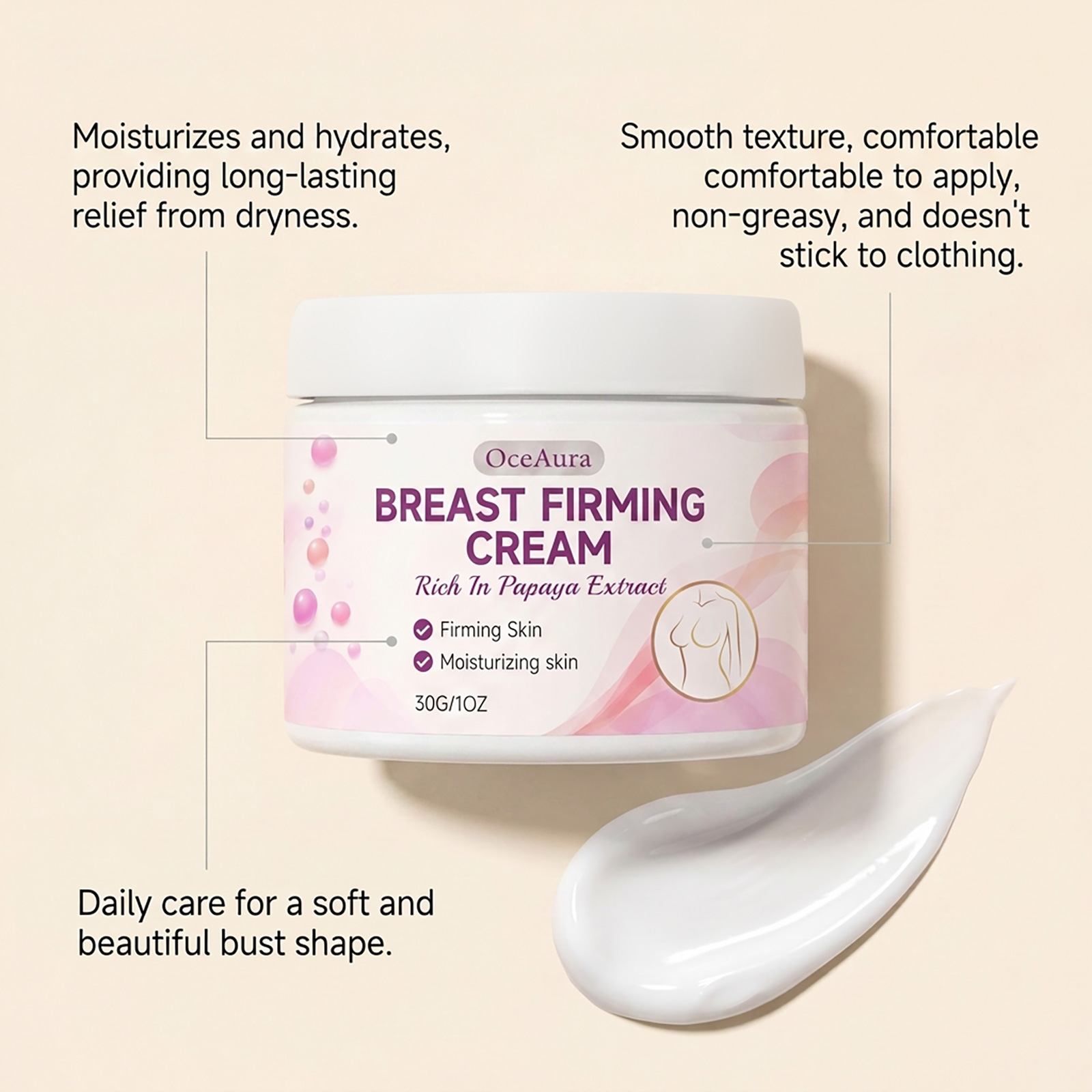 Papaya Extract Chest Care Crea - Skincare Routine ulasan dan harga