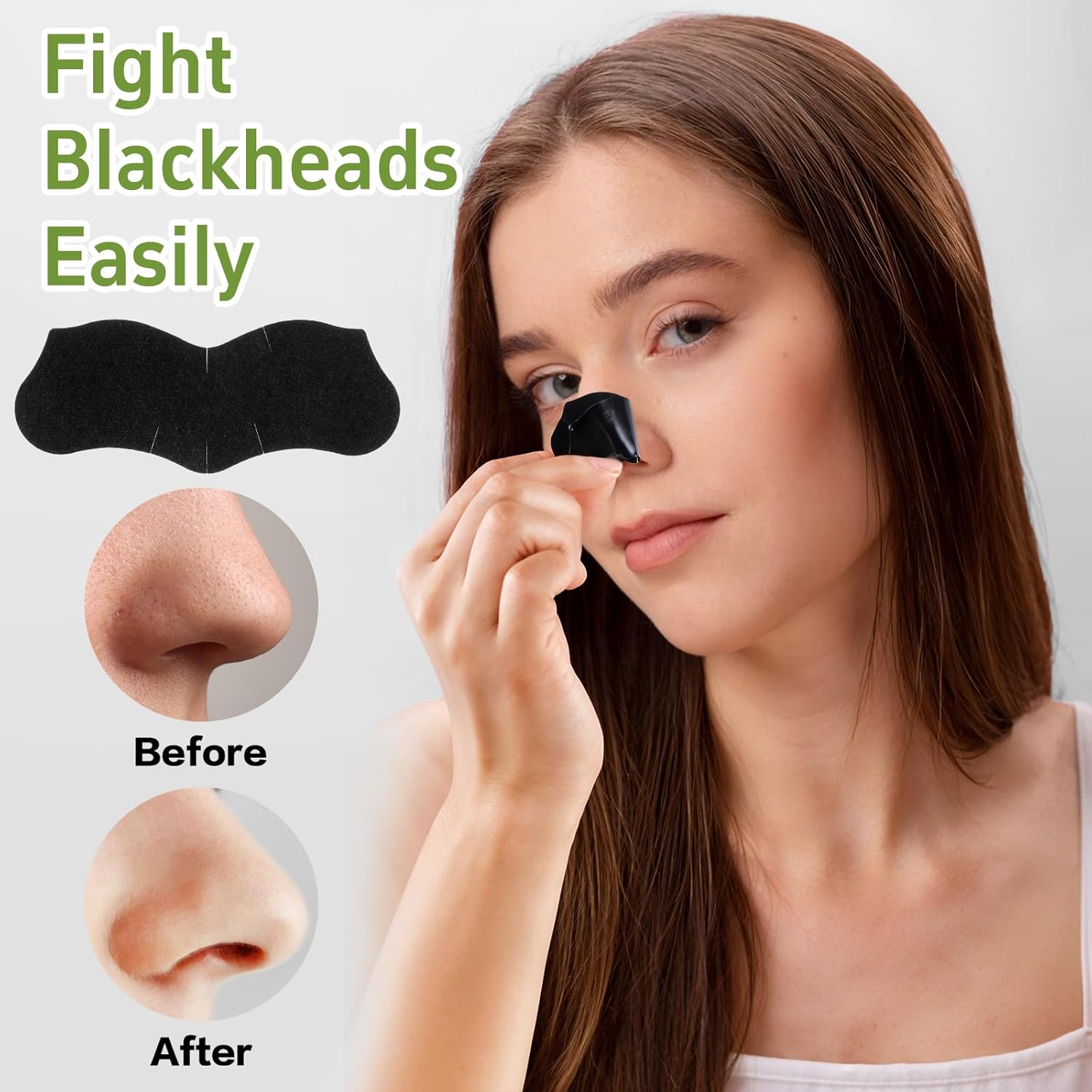 15 Pcs Bamboo Charcoal Blackhe - Charcoal Pore Strip ulasan dan harga