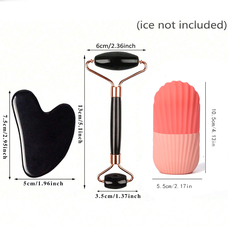 1/2/3pcs Ice Face Roller Facia - Skincare Routine ulasan dan harga