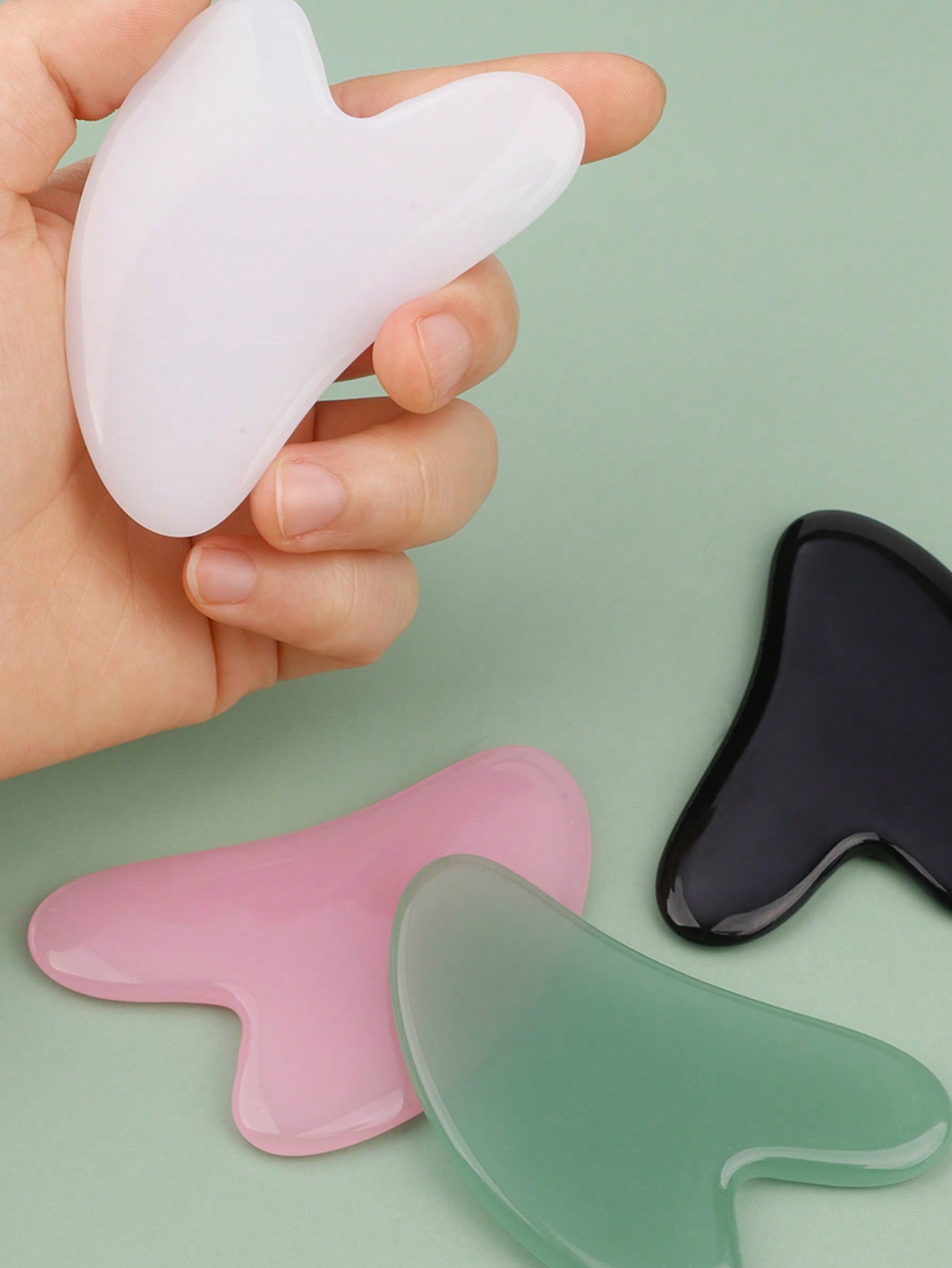 New 2pcs/Set Gua Sha Facial Ma - Skincare Routine ulasan dan harga