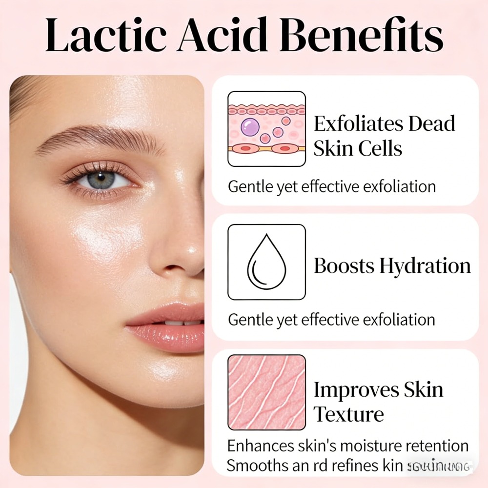 Cosmetic Grade Lactic Acid Pow - Lactic Acid Toner ulasan dan harga