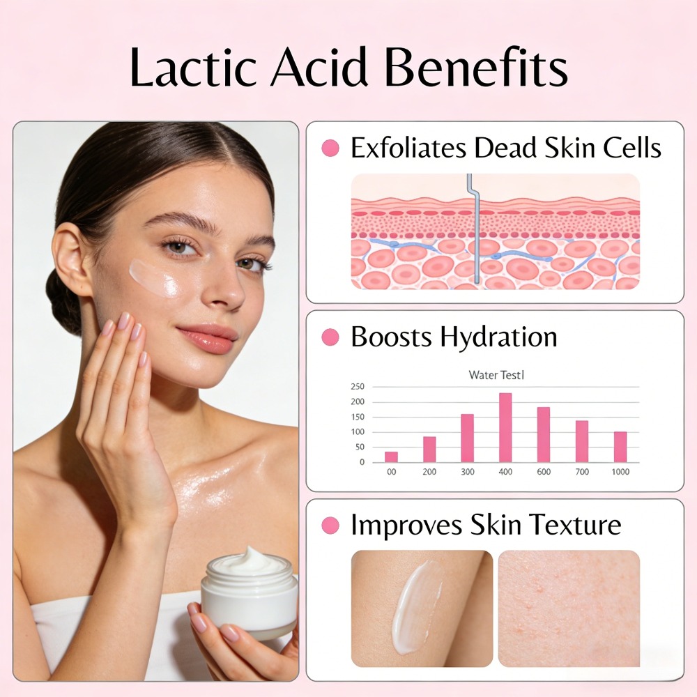 Cosmetic Grade Lactic Acid Pow - Lactic Acid Toner ulasan dan harga