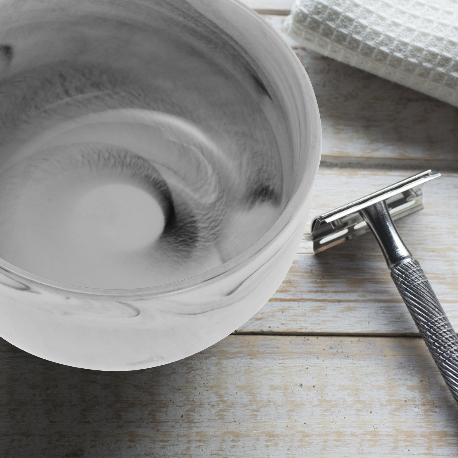 Marble Pattern Men Shaving Bow - Skincare Routine ulasan dan harga