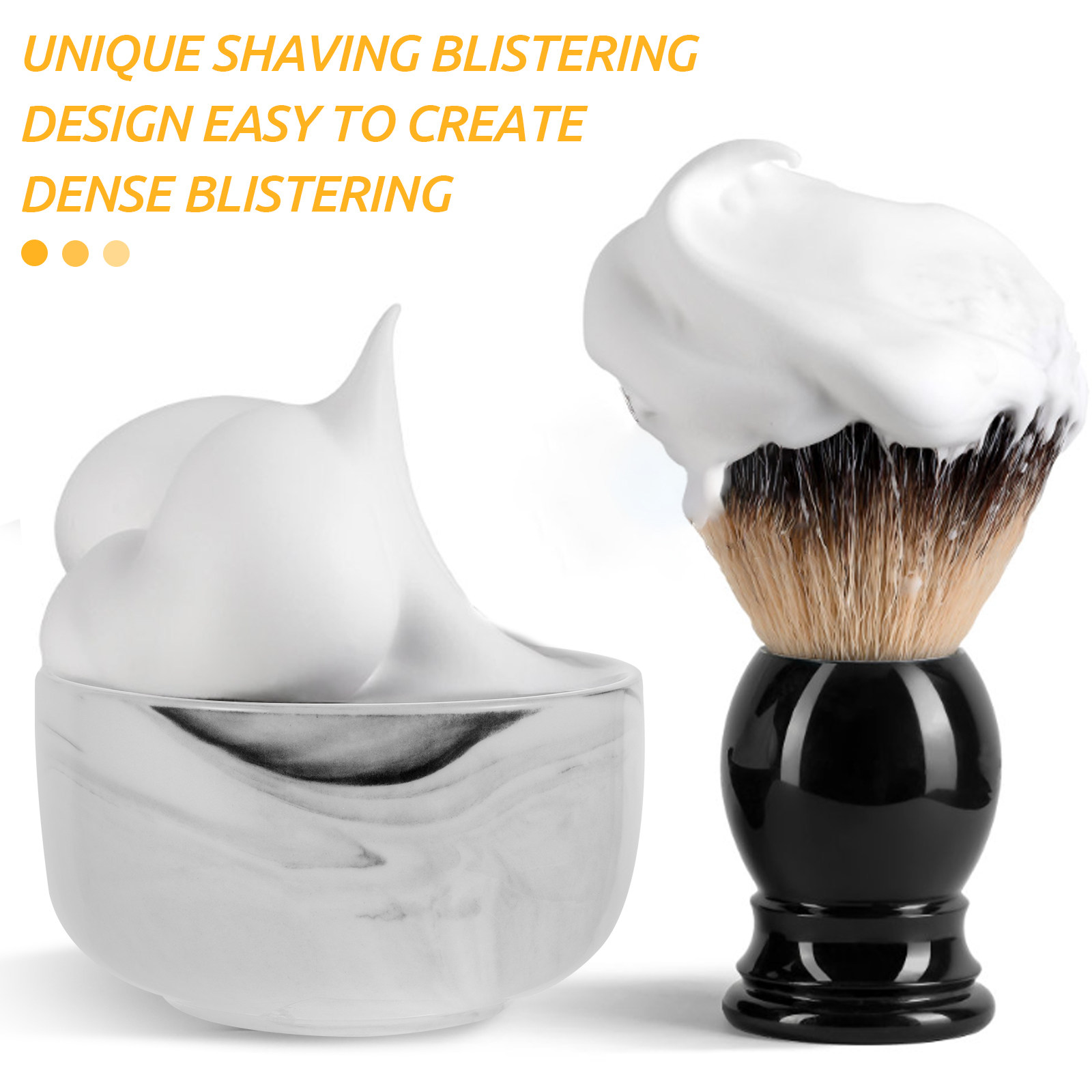 Marble Pattern Men Shaving Bow - Skincare Routine ulasan dan harga
