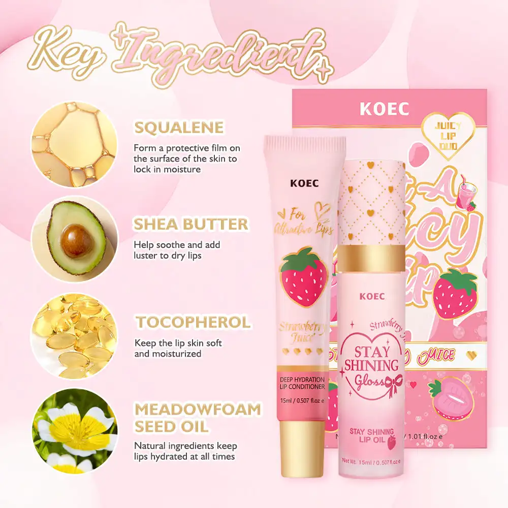 15ml*2 KOEC Strawberry Juice L - Squalane Oil Lightweight ulasan dan harga