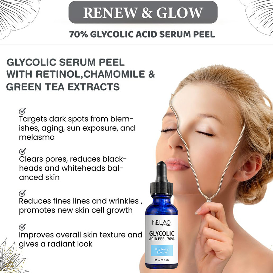 70% Glycolic Acid Serum Peel E - Lactic Acid Toner ulasan dan harga