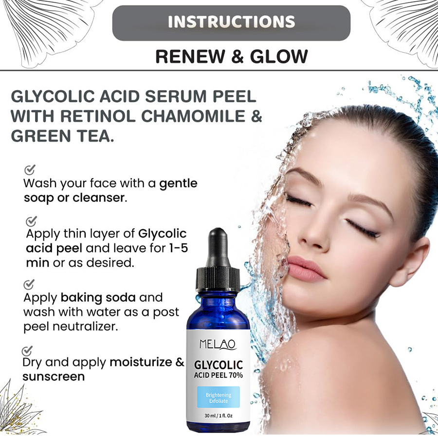 70% Glycolic Acid Serum Peel E - Lactic Acid Toner ulasan dan harga