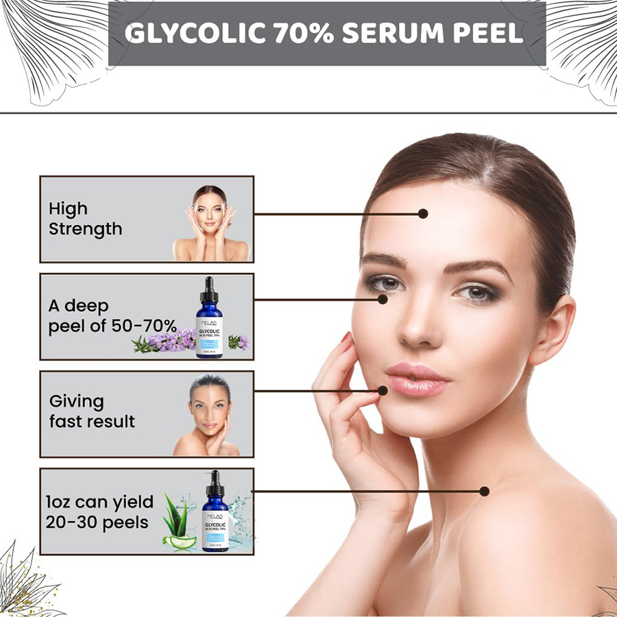 70% Glycolic Acid Serum Peel E - Lactic Acid Toner ulasan dan harga